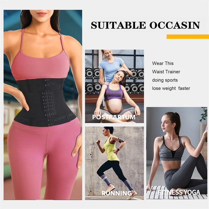 Waist Trainer Body Shaper Tummy Control Slimming Sheath Flat Belly Reductive Shapewear Women Corset Belts